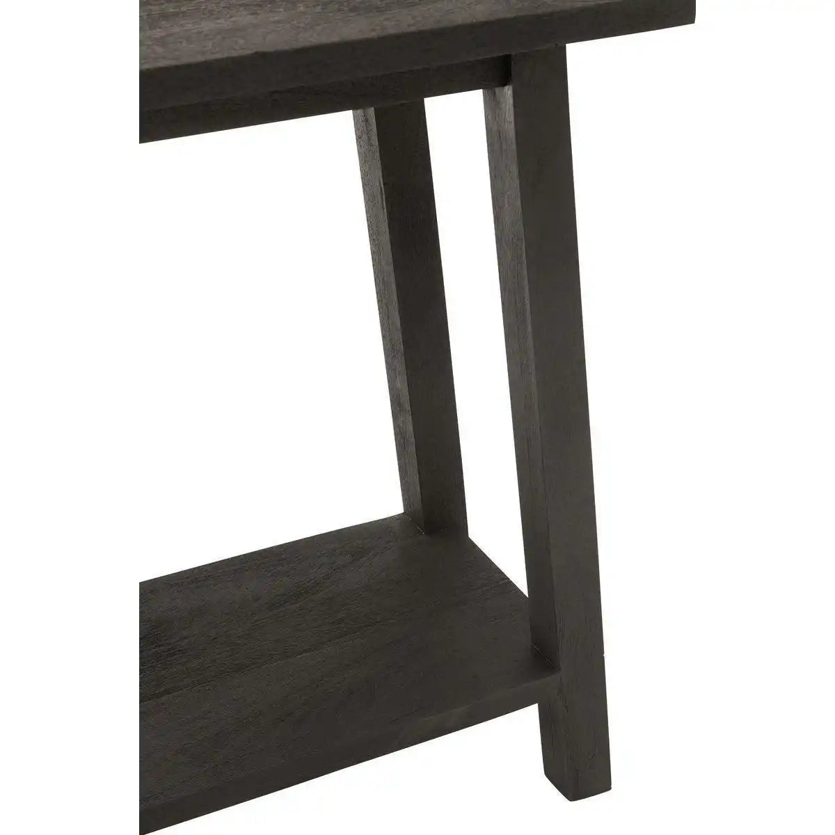 J-Line Konsole Quadratisch Mangoholz Schwarz - HomeDesign Knaus