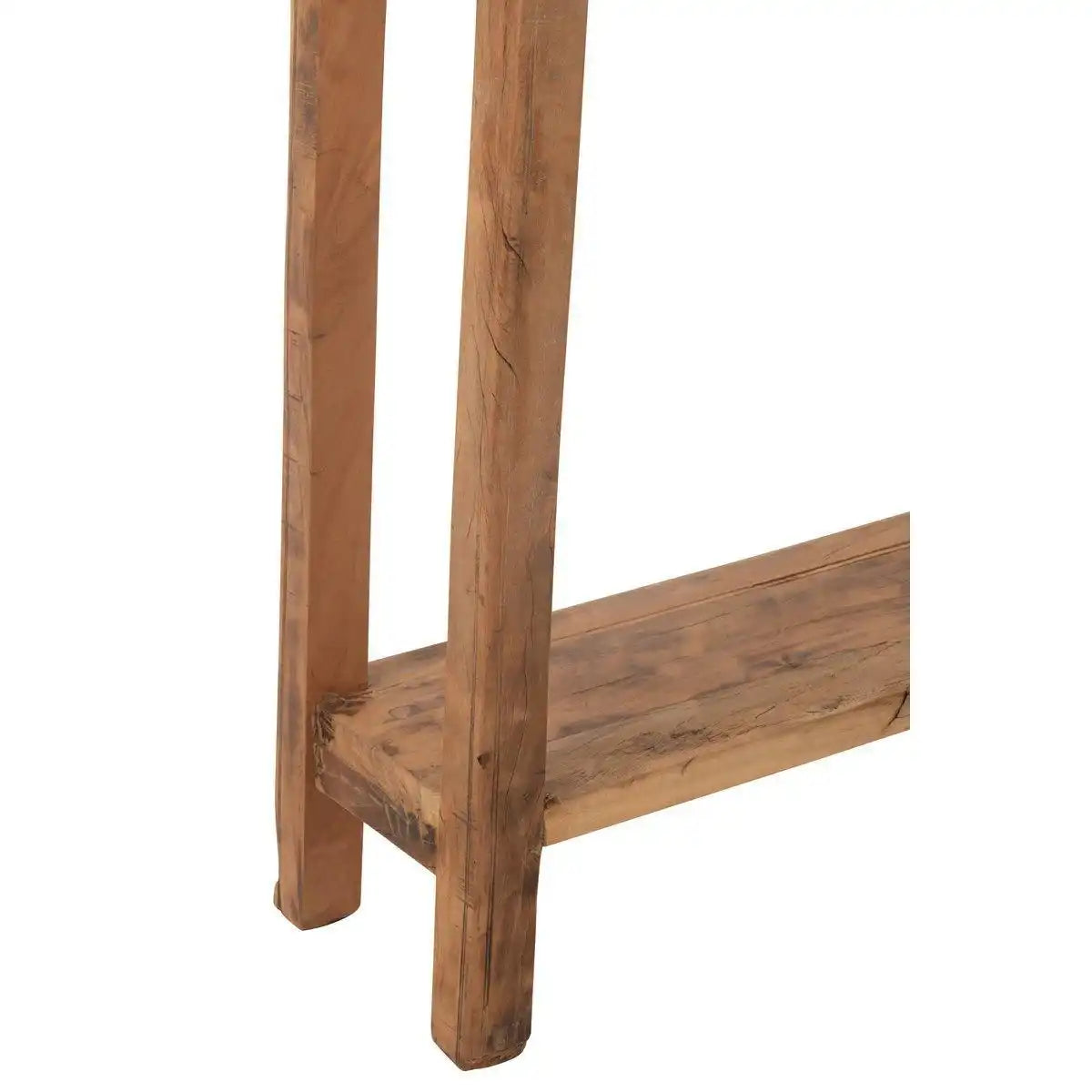 J-Line-Konsole, quadratisch, recyceltes Holz, natürlich - HomeDesign Knaus