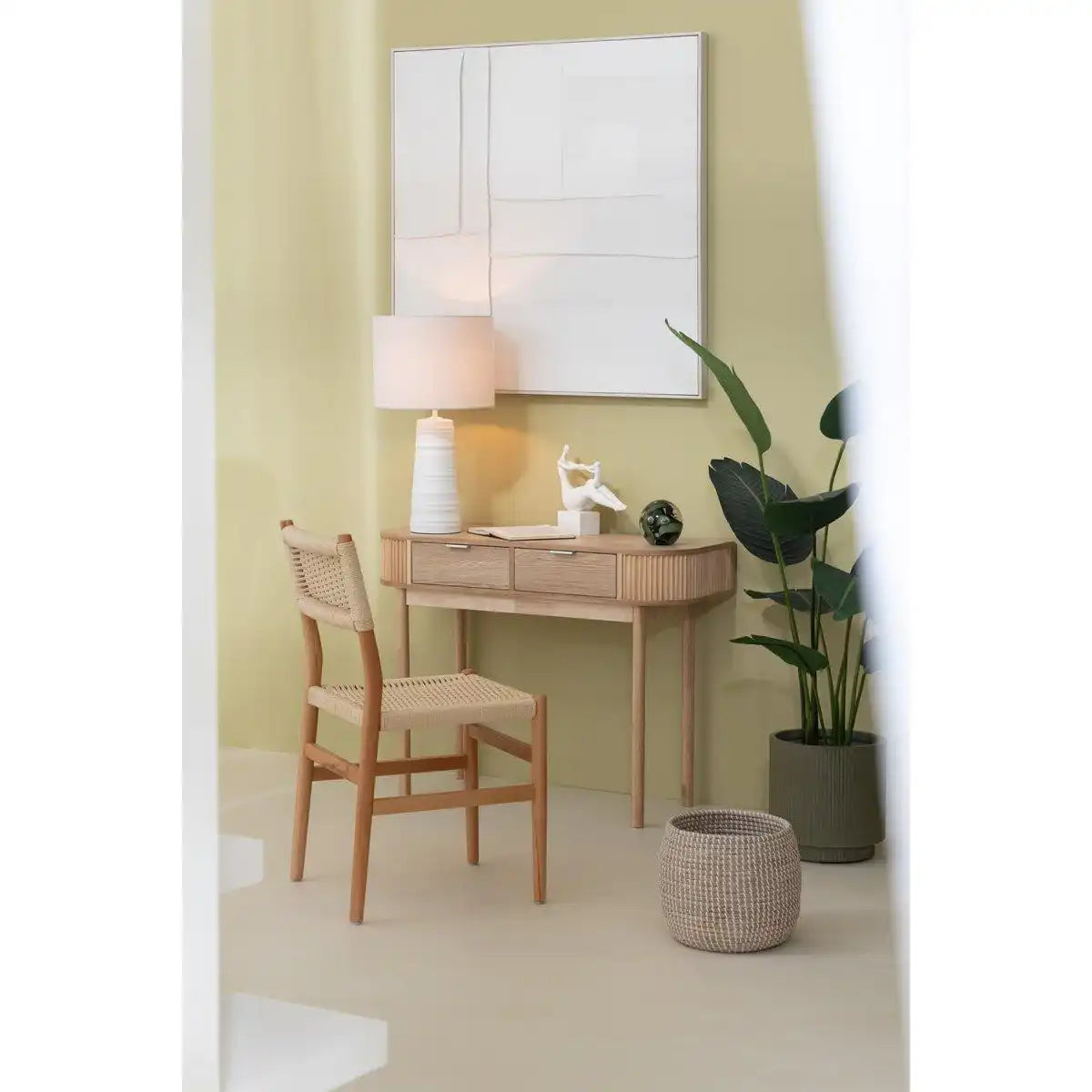 J-Line-Konsole um MDF/Dennenhout Naturel - HomeDesign Knaus