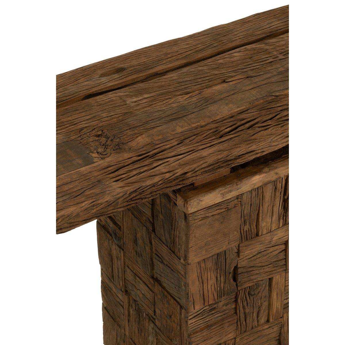 J-Line Konsole Woody Hout Naturel - HomeDesign Knaus