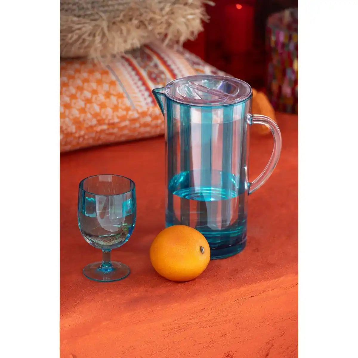 J-Line Krug Melanie - Kunststoff - Blau - HomeDesign Knaus