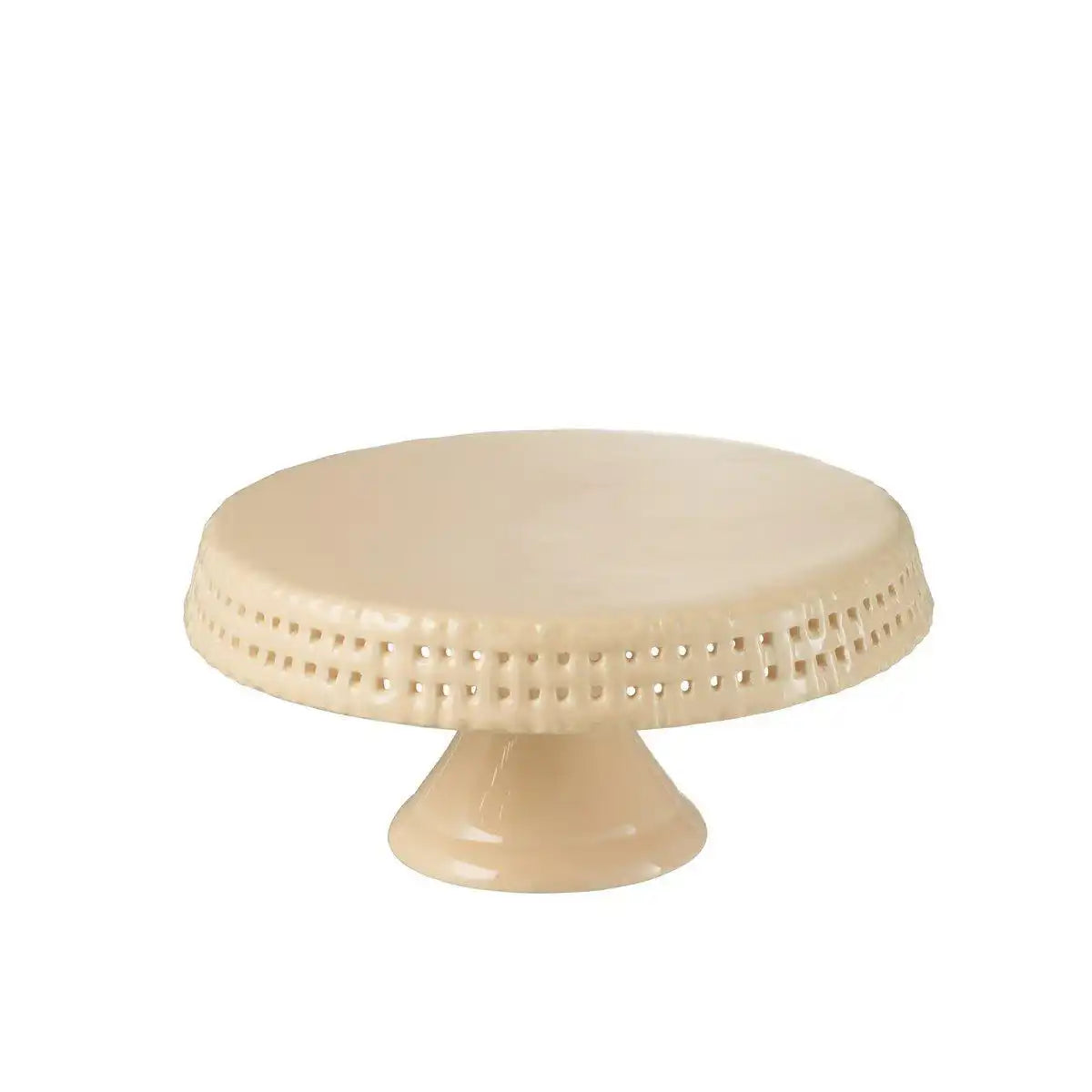 J-Line Kuchenteller - Tortenständer - Keramik - Pfirsich - M - HomeDesign Knaus