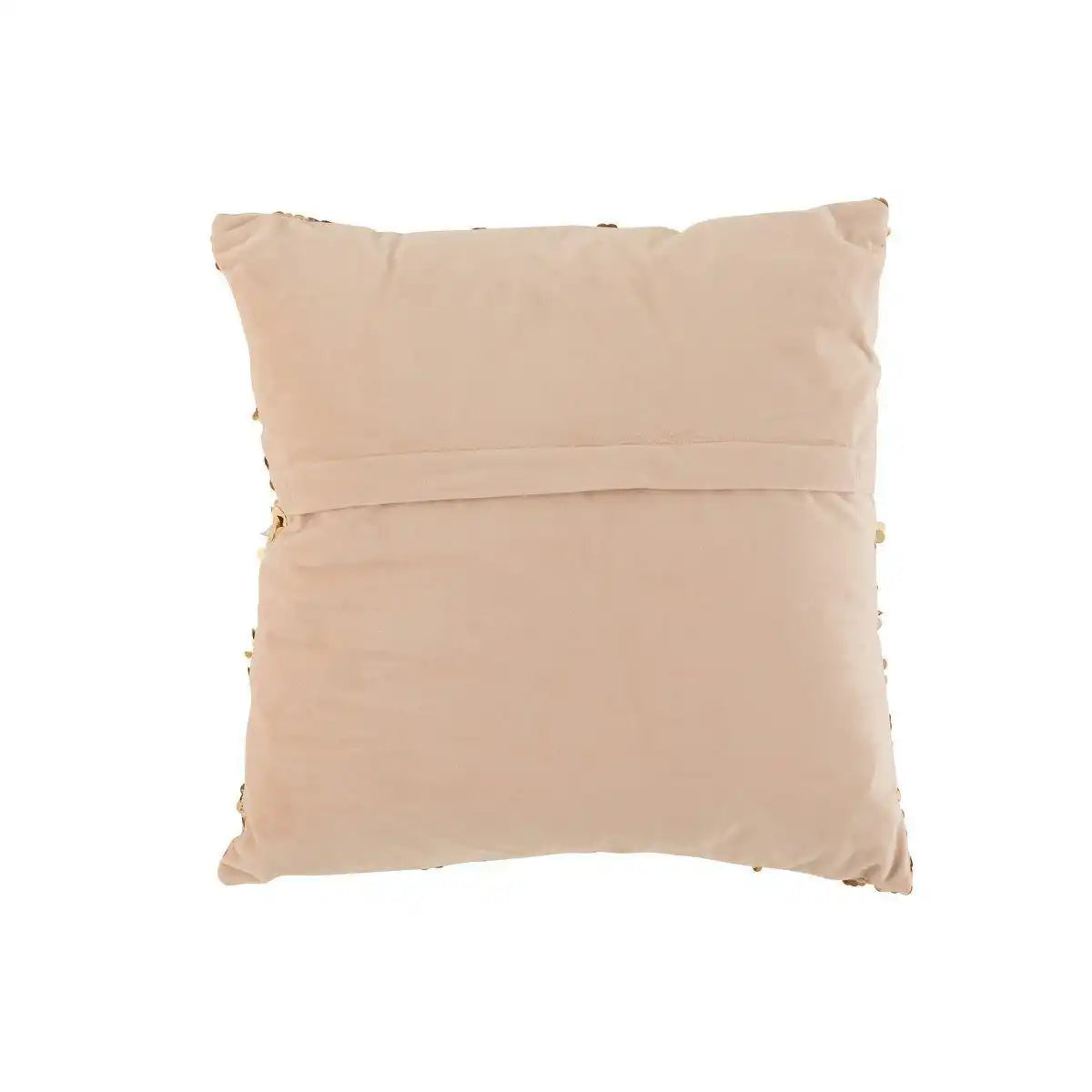 J-Line Kussen Paillet – Polyester – Champagner/Beige - HomeDesign Knaus