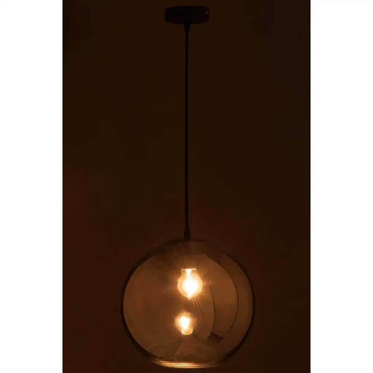 J-Line Lampe Ball Mirror - Glas - Silber - groß - HomeDesign Knaus