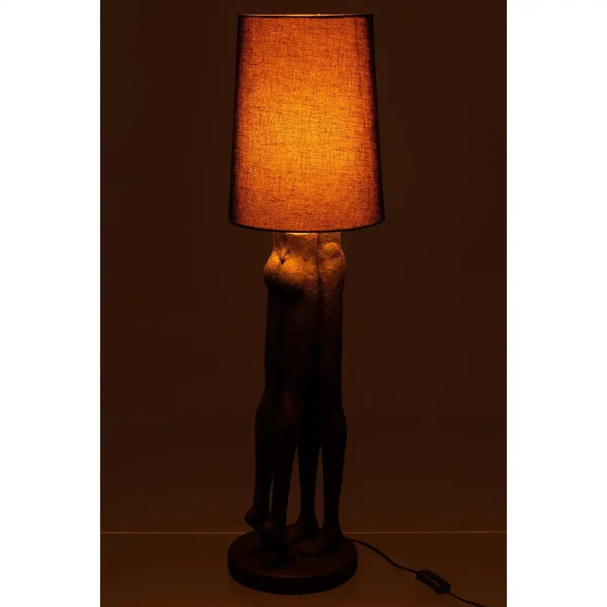 J-Line Lampe Couple - Polyresin - Schwarz - HomeDesign Knaus