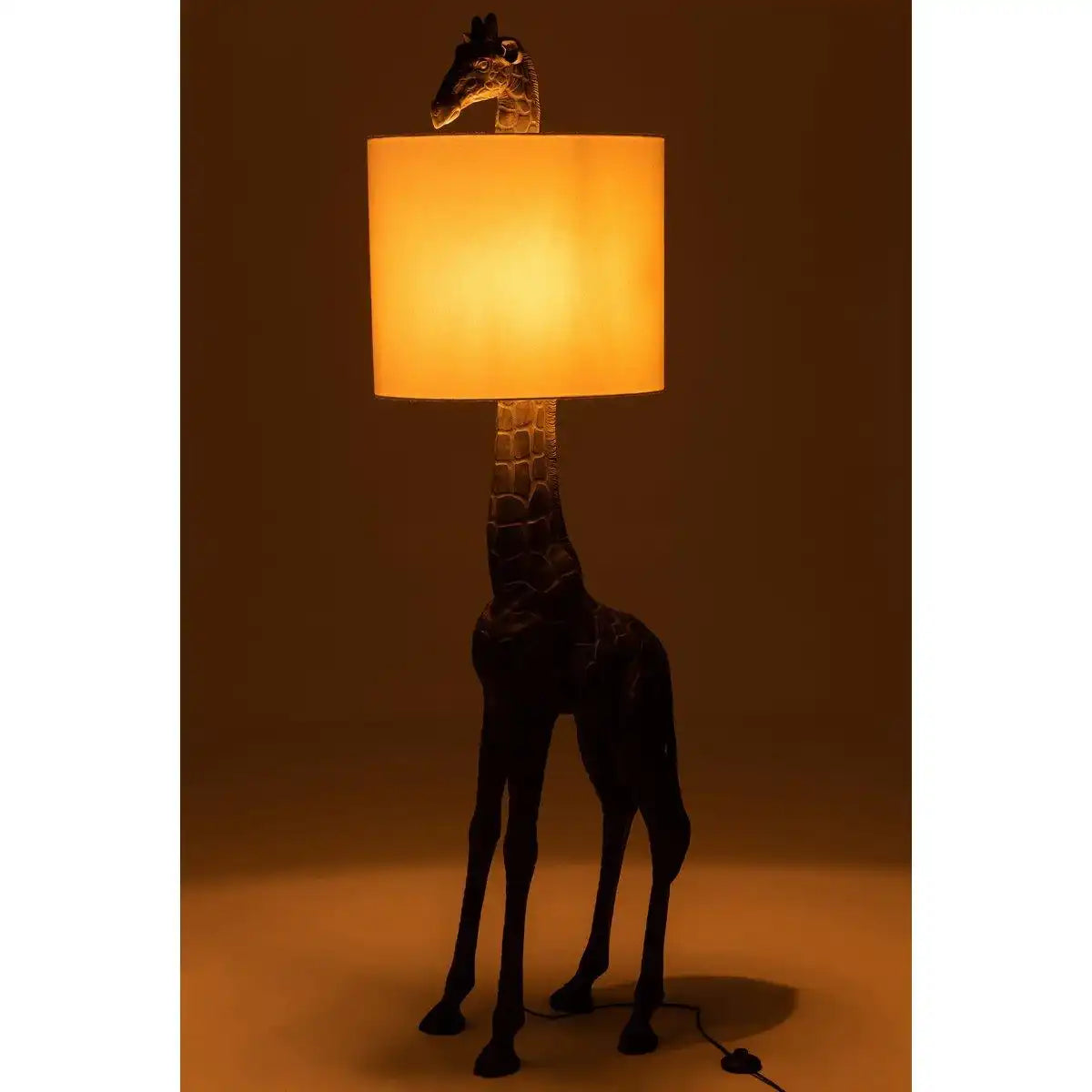 J-Line Lampe Giraffe - Polyresin - Dunkelbraun - HomeDesign Knaus