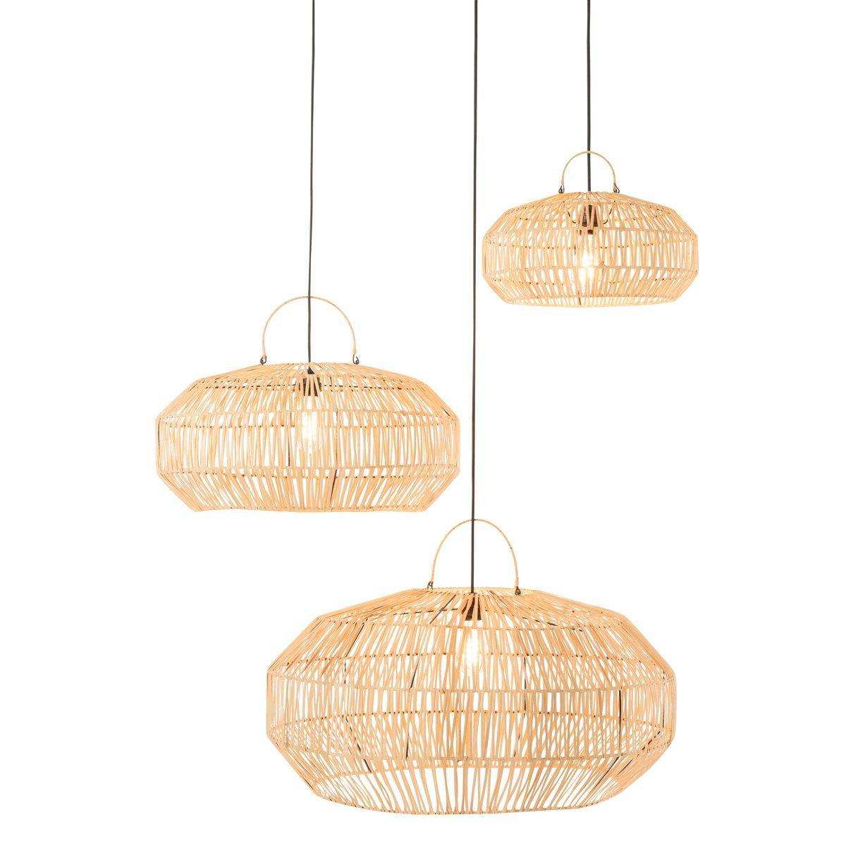J-Line Lampenschirme – Rattan – Natur – - HomeDesign Knaus