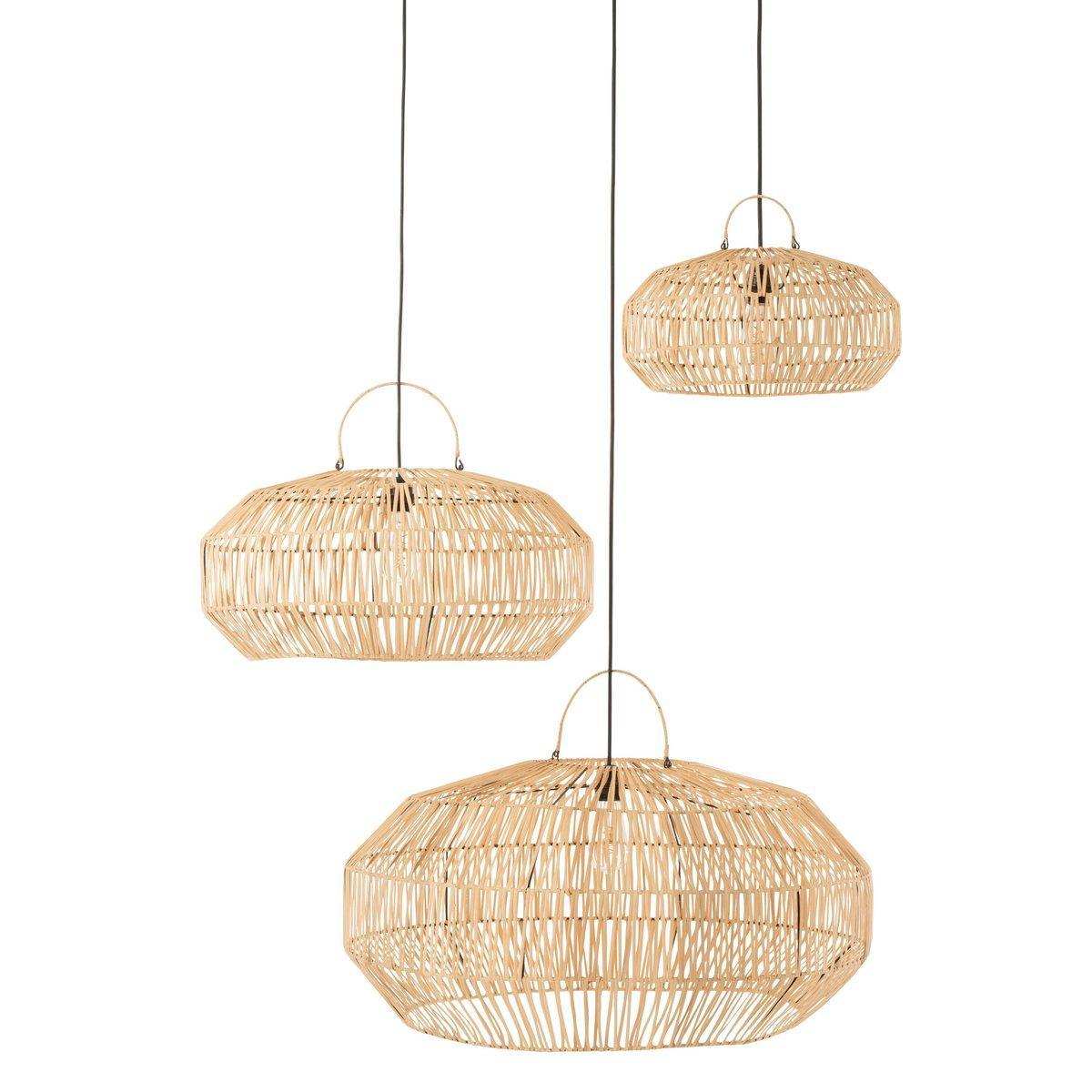 J-Line Lampenschirme – Rattan – Natur – - HomeDesign Knaus