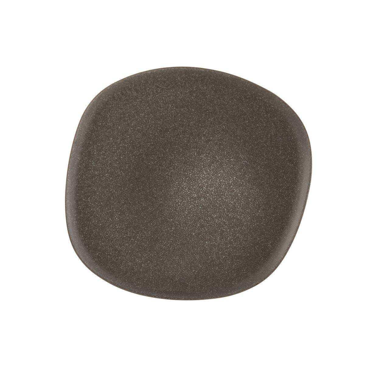 J-Line Louise Teller - Keramik - Braun - L - - HomeDesign Knaus