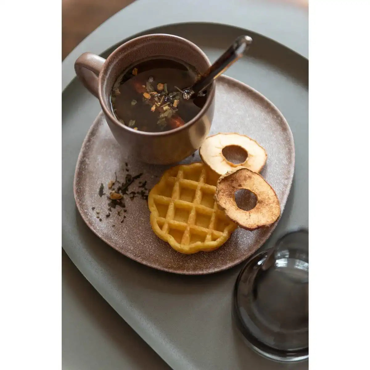 J-Line Louise Teller - Keramik - Cognac - M - - HomeDesign Knaus