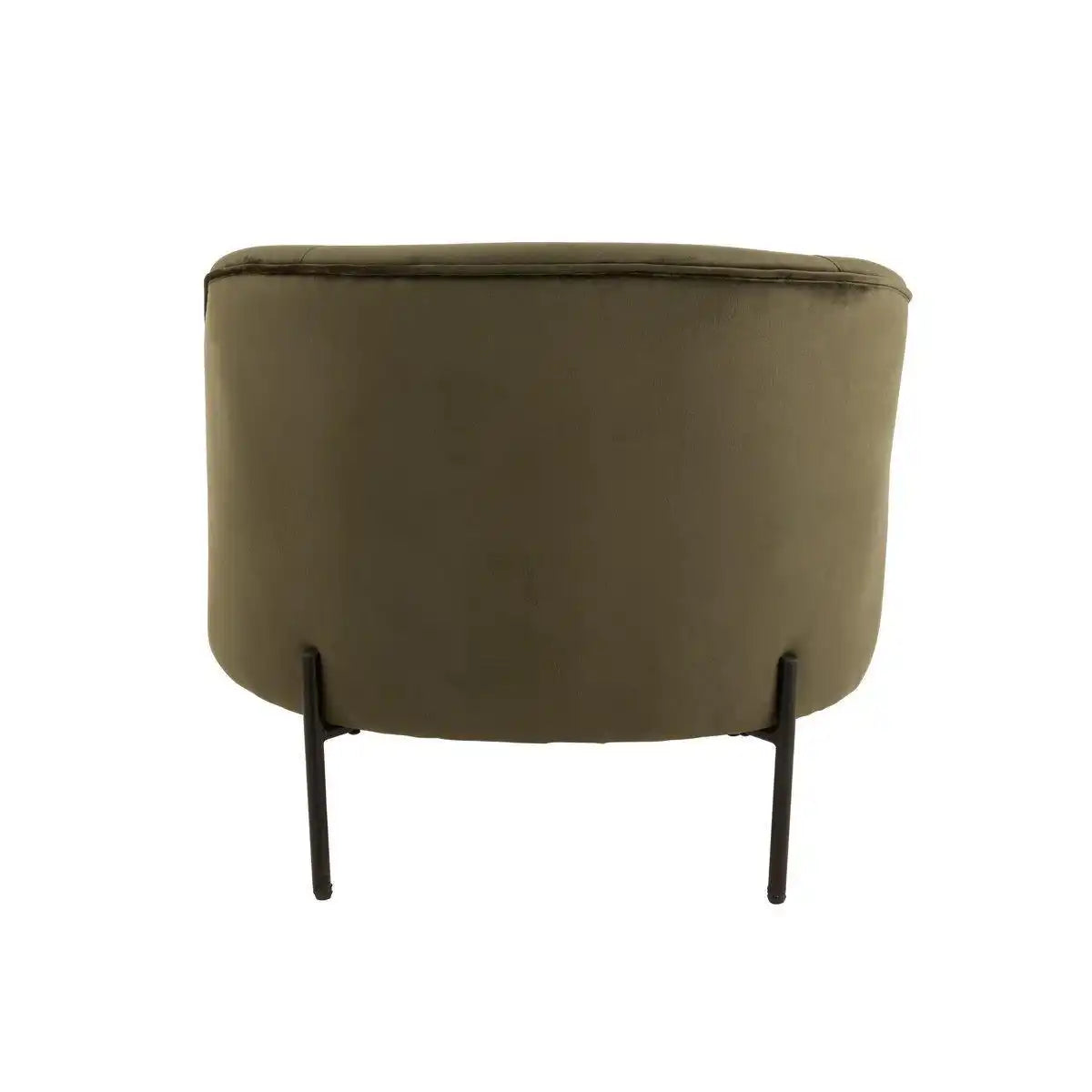 J-Line Lounge Chair Rund Textil/Metall Grün - HomeDesign Knaus