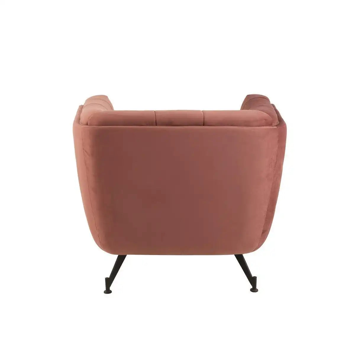 J-Line Loungesessel 1-Sitzer Textil/Holz/Metall Antikrosa - HomeDesign Knaus