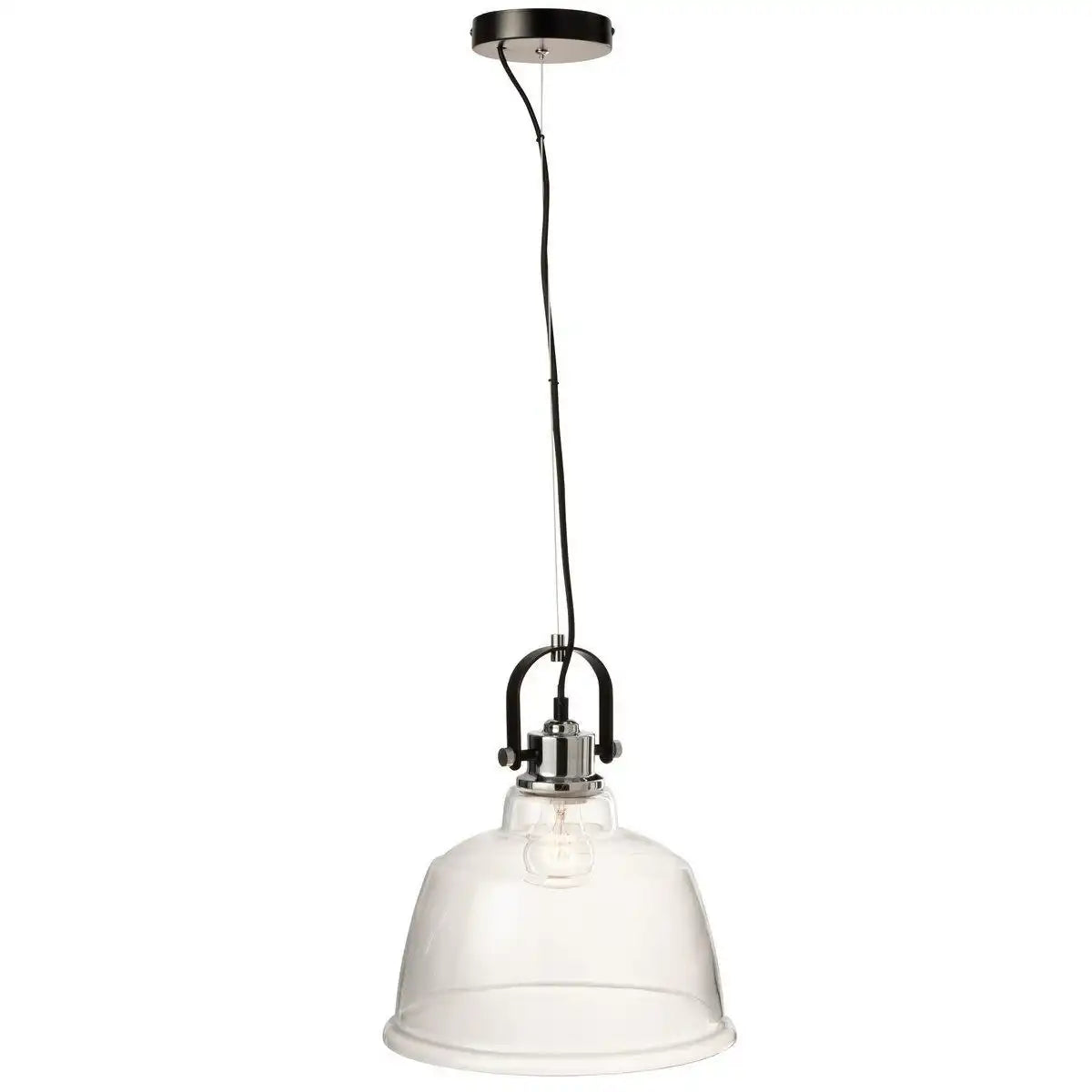 J-Line Magali Hängelampe – Metall – transparent - HomeDesign Knaus