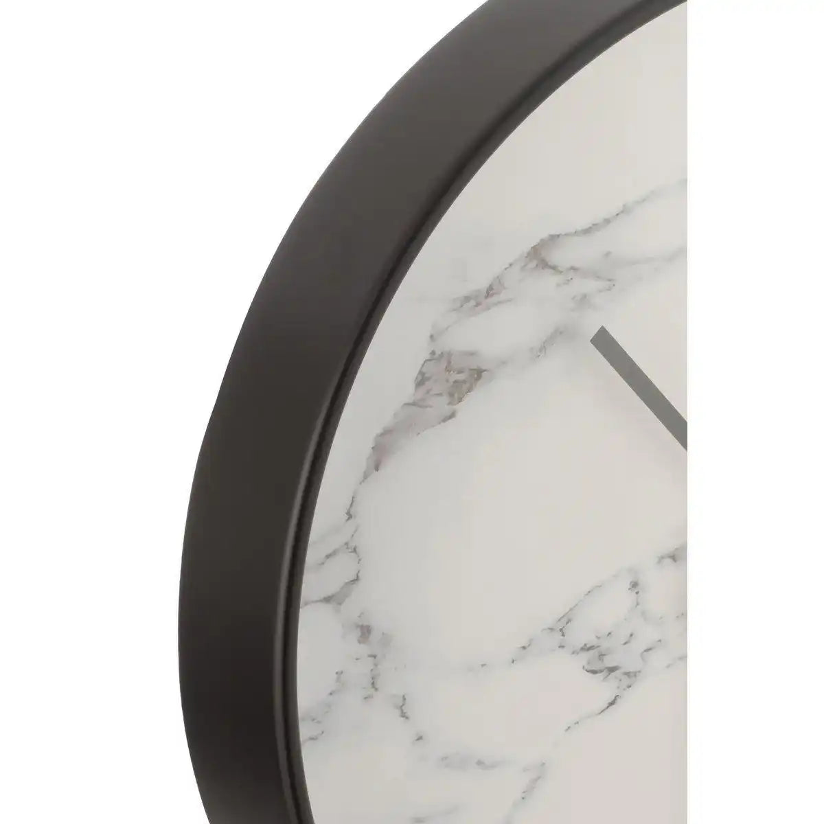 J-Line Marmoruhr - Kunststoff - Schwarz - Ø 40 cm - HomeDesign Knaus