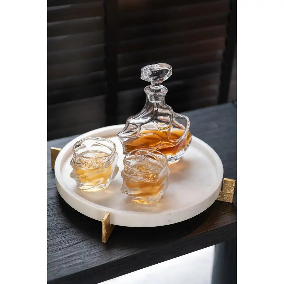 J-Line Michigan Karaffe – Dekantierkaraffe – Glas – transparent - HomeDesign Knaus