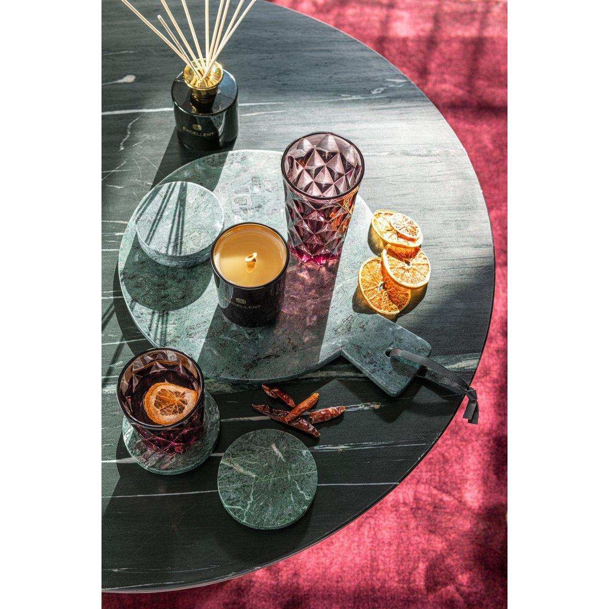 J-Line Mona Longdrinkglas - Trinkglas - Dunkelrosa - - HomeDesign Knaus