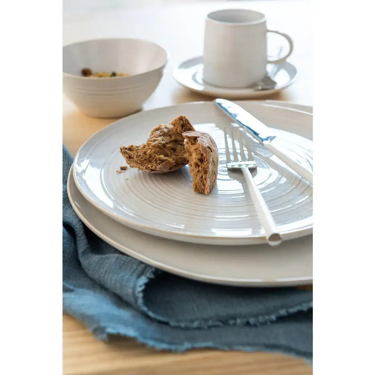 J-Line Noa kom - Porzellan - Weiß - S - - HomeDesign Knaus