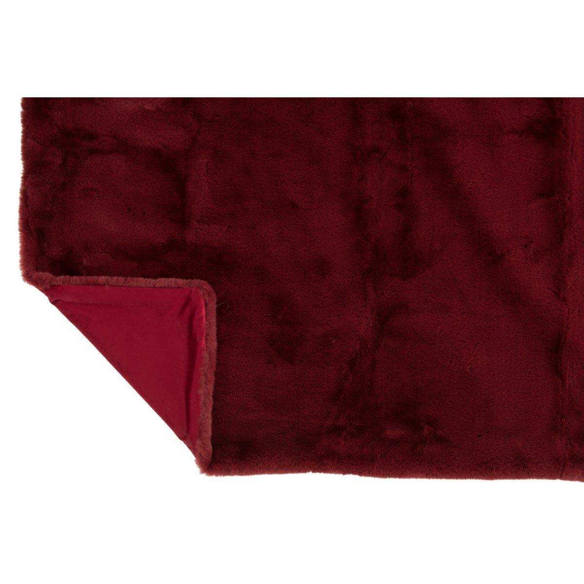 J-Line Plaid Cutie – Fleecedecke – Polyester – 180 x 130 cm – Kerstrood - HomeDesign Knaus