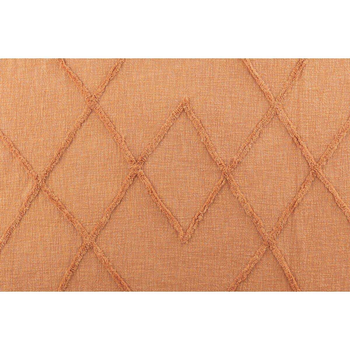 J-Line Plaid – Katoen – Zalm – 190 x 56 cm - HomeDesign Knaus