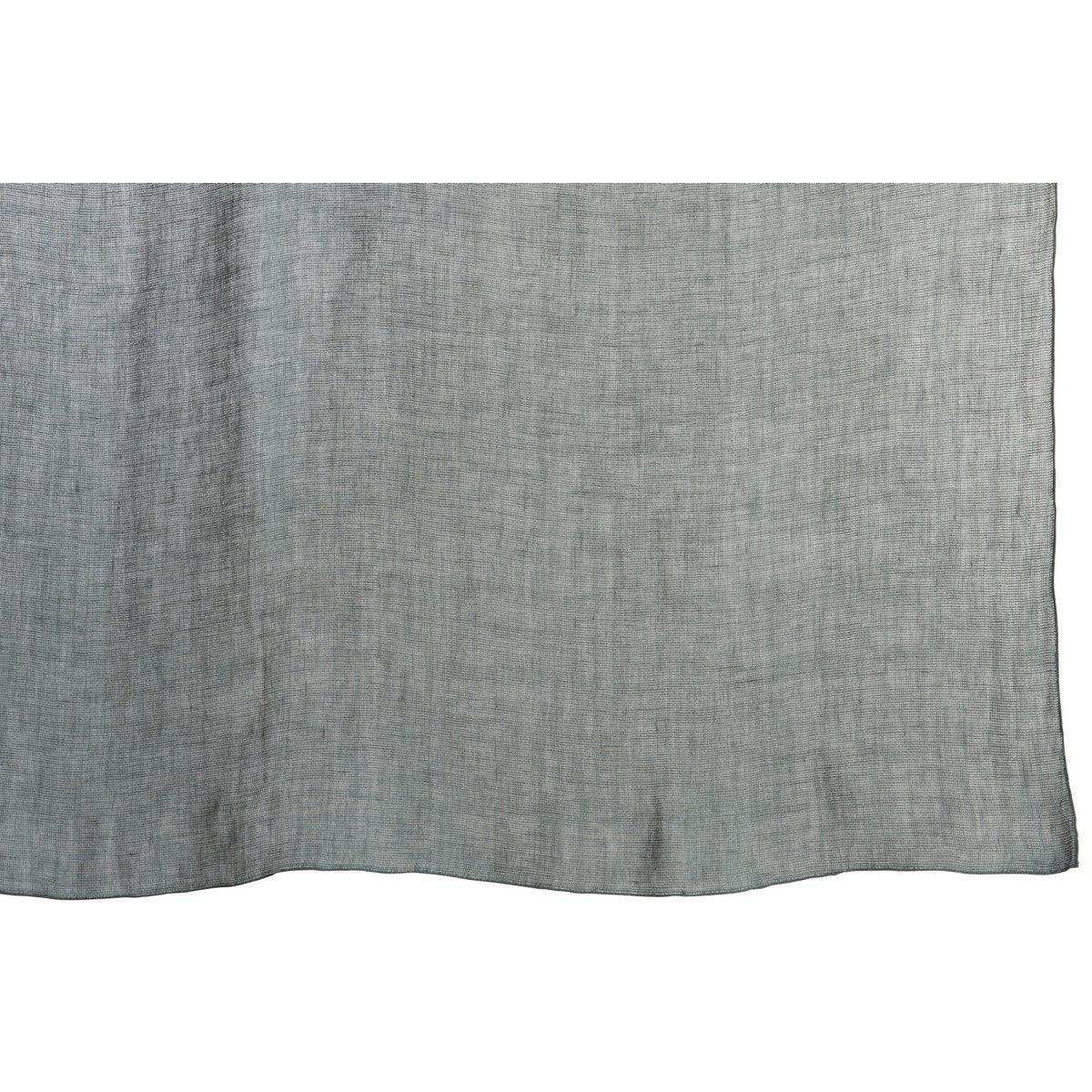 J-Line Plaid – Leinen – Dunkelgrün – 150 x 0,5 cm - HomeDesign Knaus