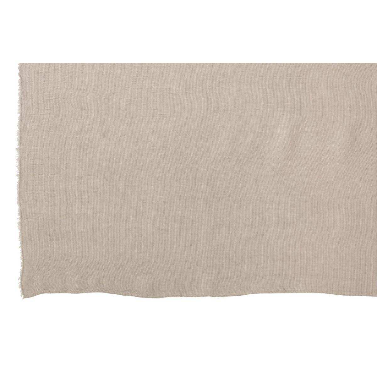 J-Line Plaid uni – Baumwolle – Grau – 200 x 150 cm - HomeDesign Knaus