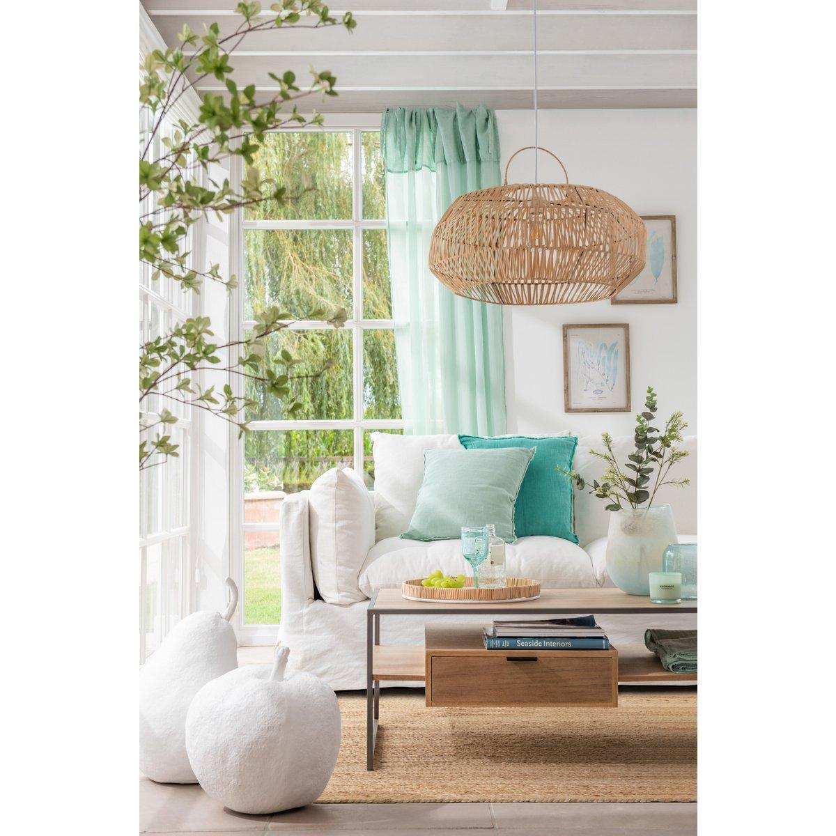J-Line Plant Fine Leaves Kunststoff Grün/Schwarz - HomeDesign Knaus
