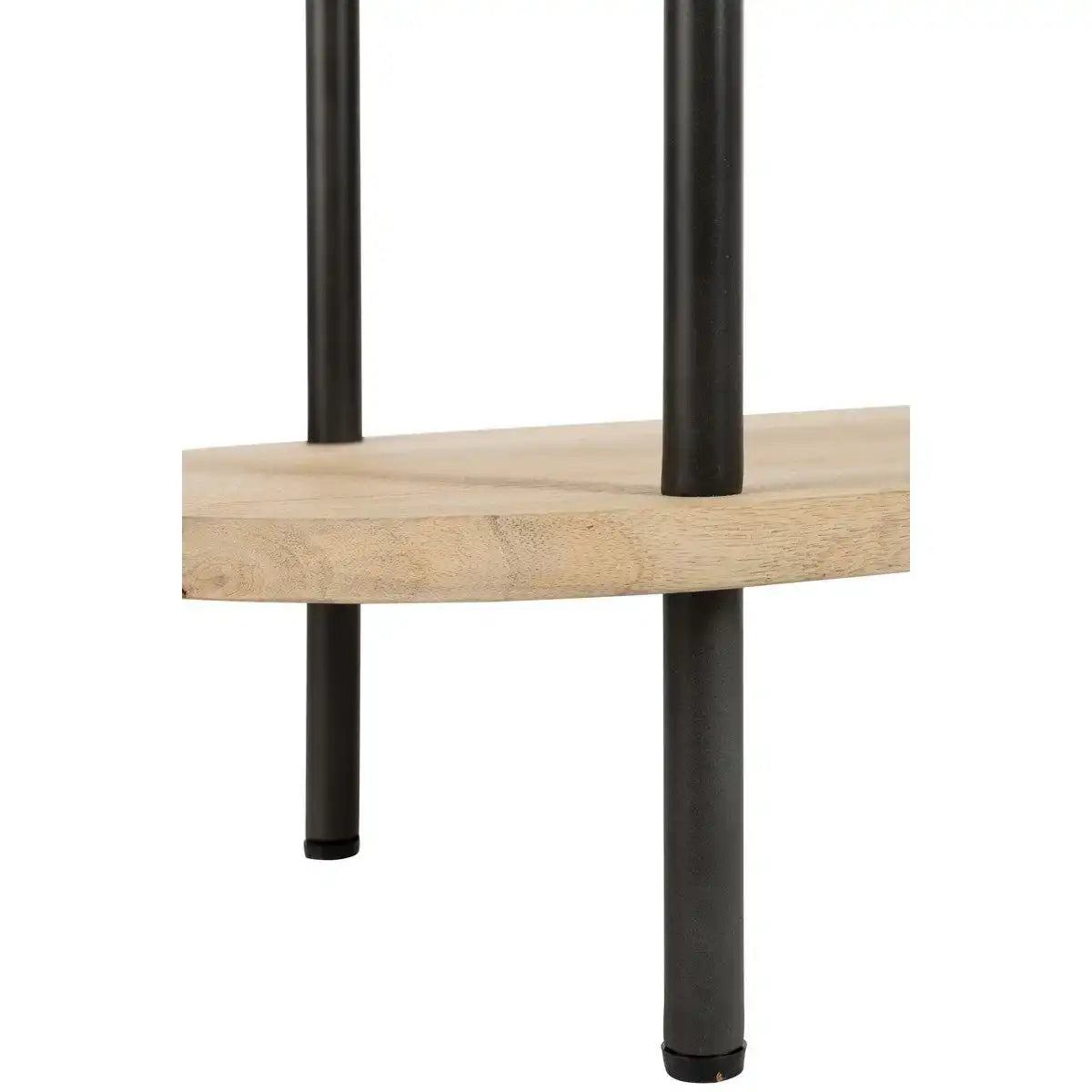 J-Line Rack Eli 5 Regale Mangoholz/Stahl Natur/Grau - HomeDesign Knaus