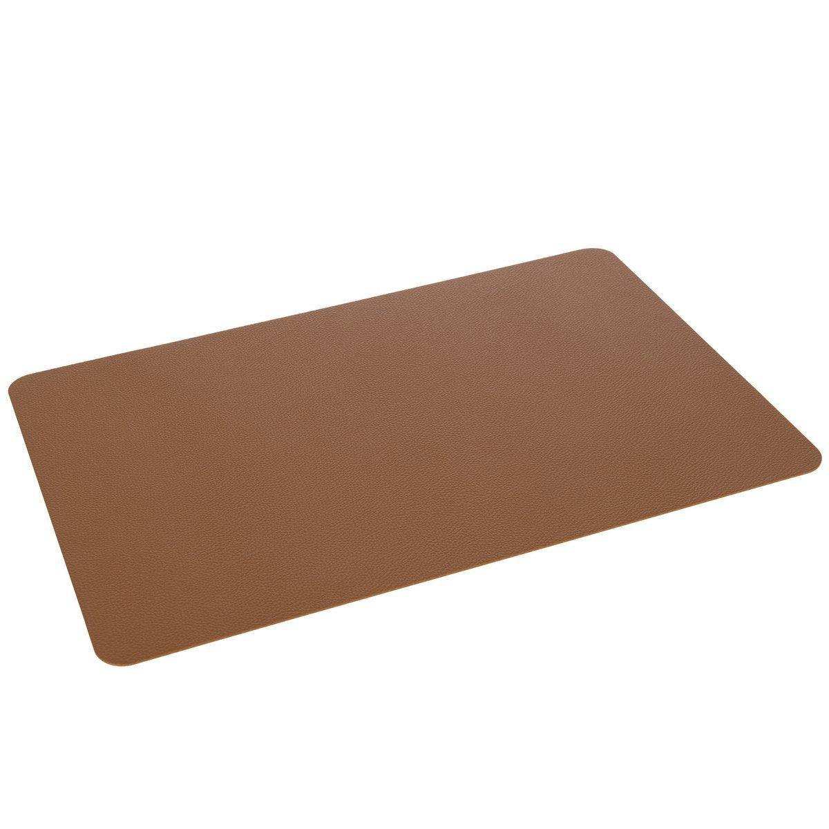 J-Line Rechteckiges Tischset - Kunststoff - Cognac - - HomeDesign Knaus