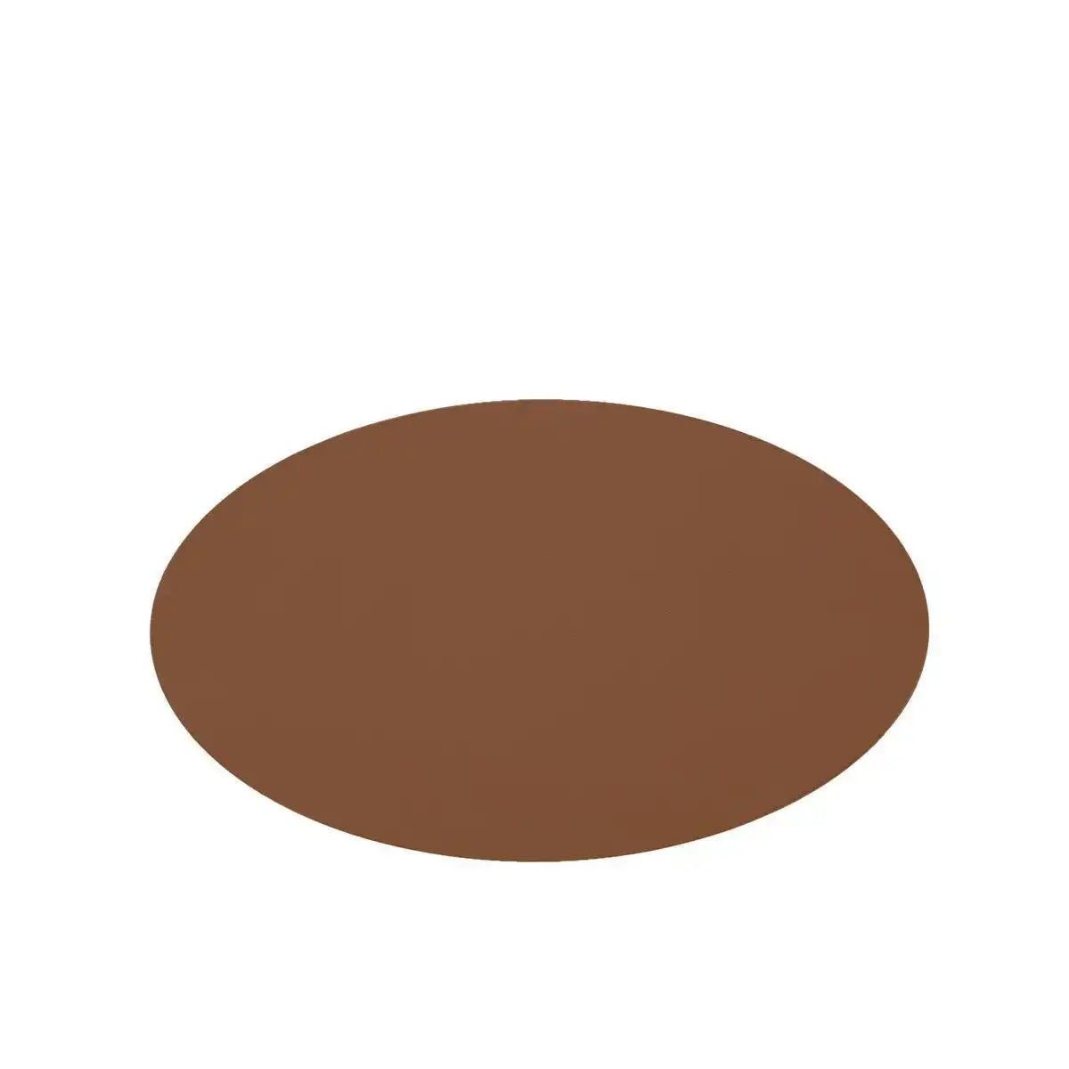 J-Line Rundes Tischset - Kunststoff - Cognac - - HomeDesign Knaus