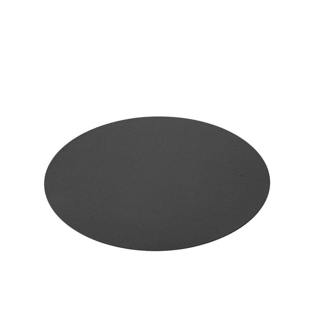 J-Line Rundes Tischset - Kunststoff - Schwarz - - HomeDesign Knaus