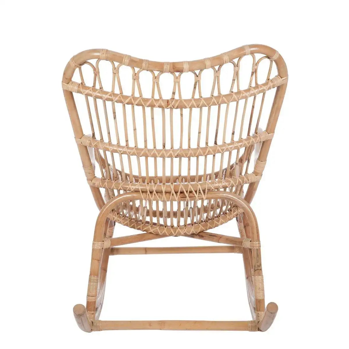 J-Line Schaukelstuhl Rattan Natur - HomeDesign Knaus