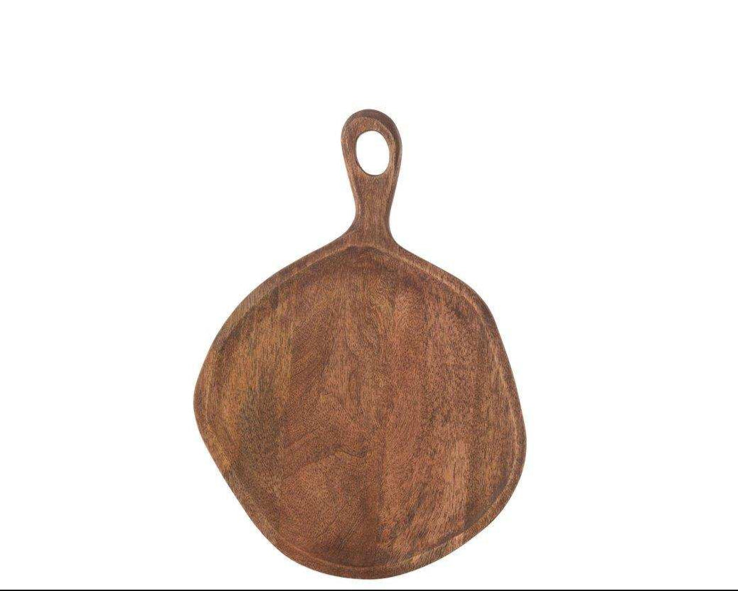 J-Line Schneidebrett Goa Mangoholz Braun Klein - HomeDesign Knaus