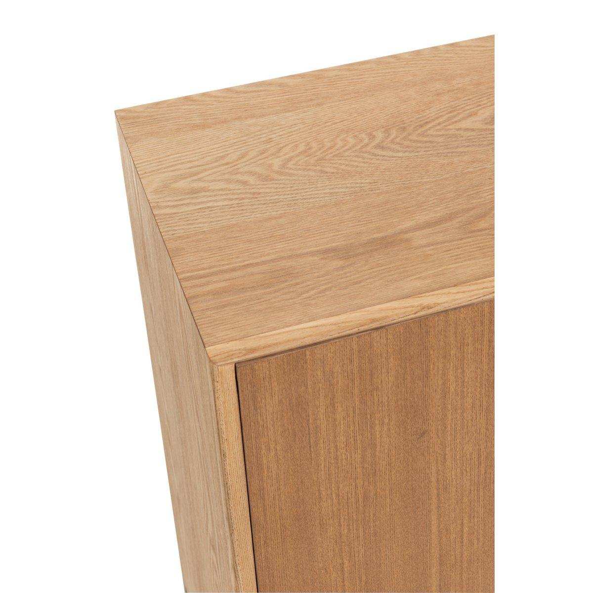 J-Line Schrank auf Beinen – 2 Türen – Holz/Metall – Natur - HomeDesign Knaus