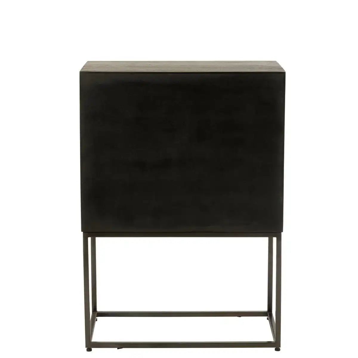 J-Line Schrank Pino Metall/Mangoholz Braun/Grau - HomeDesign Knaus