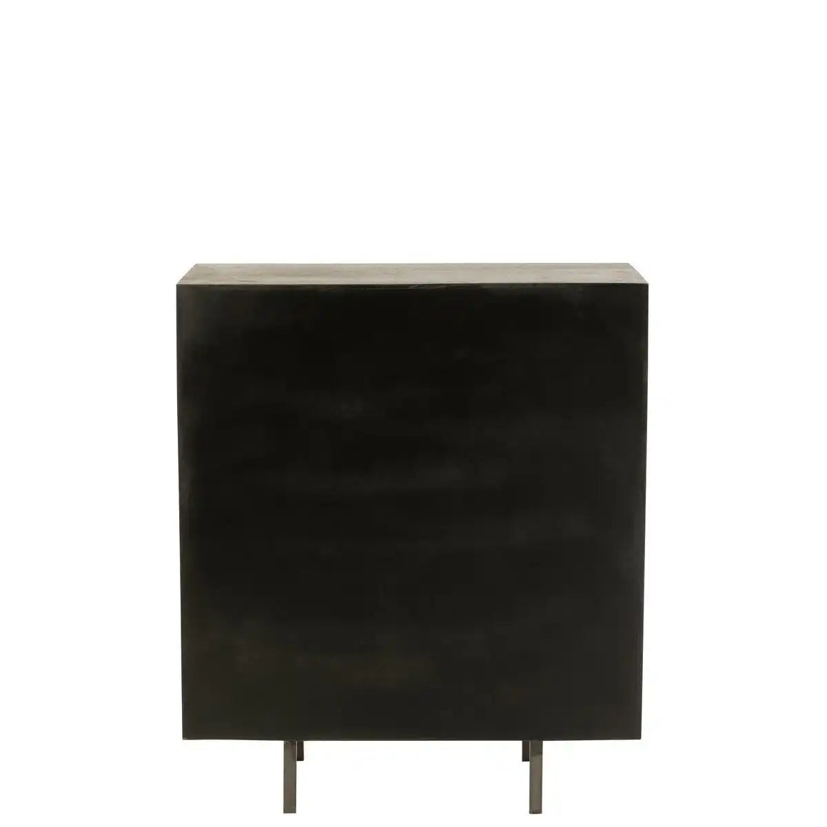 J-Line Schrank Pino Metall/Mangoholz Braun/Grau - HomeDesign Knaus