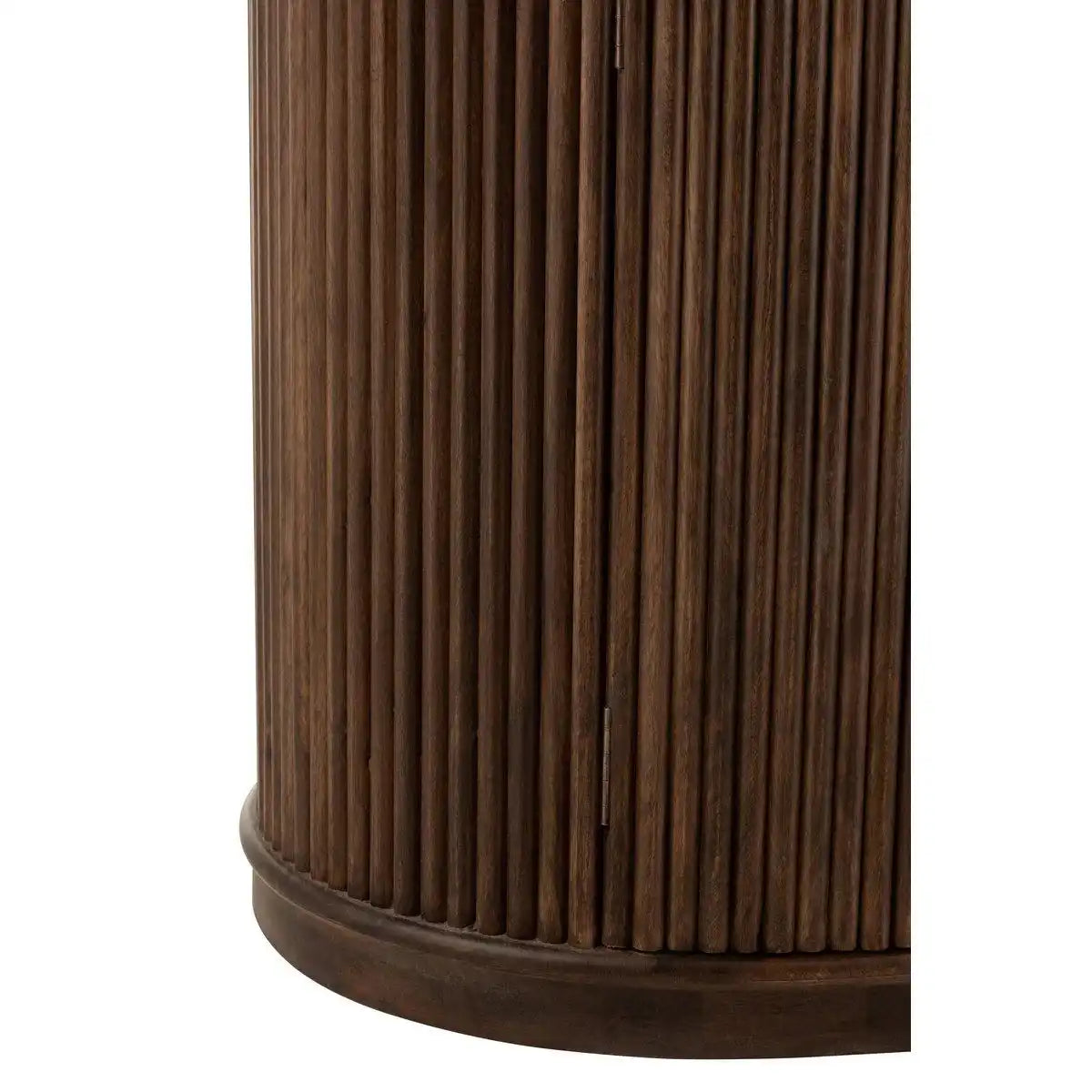 J-Line Schrank Reyi Mangoholz Dunkelbraun - HomeDesign Knaus