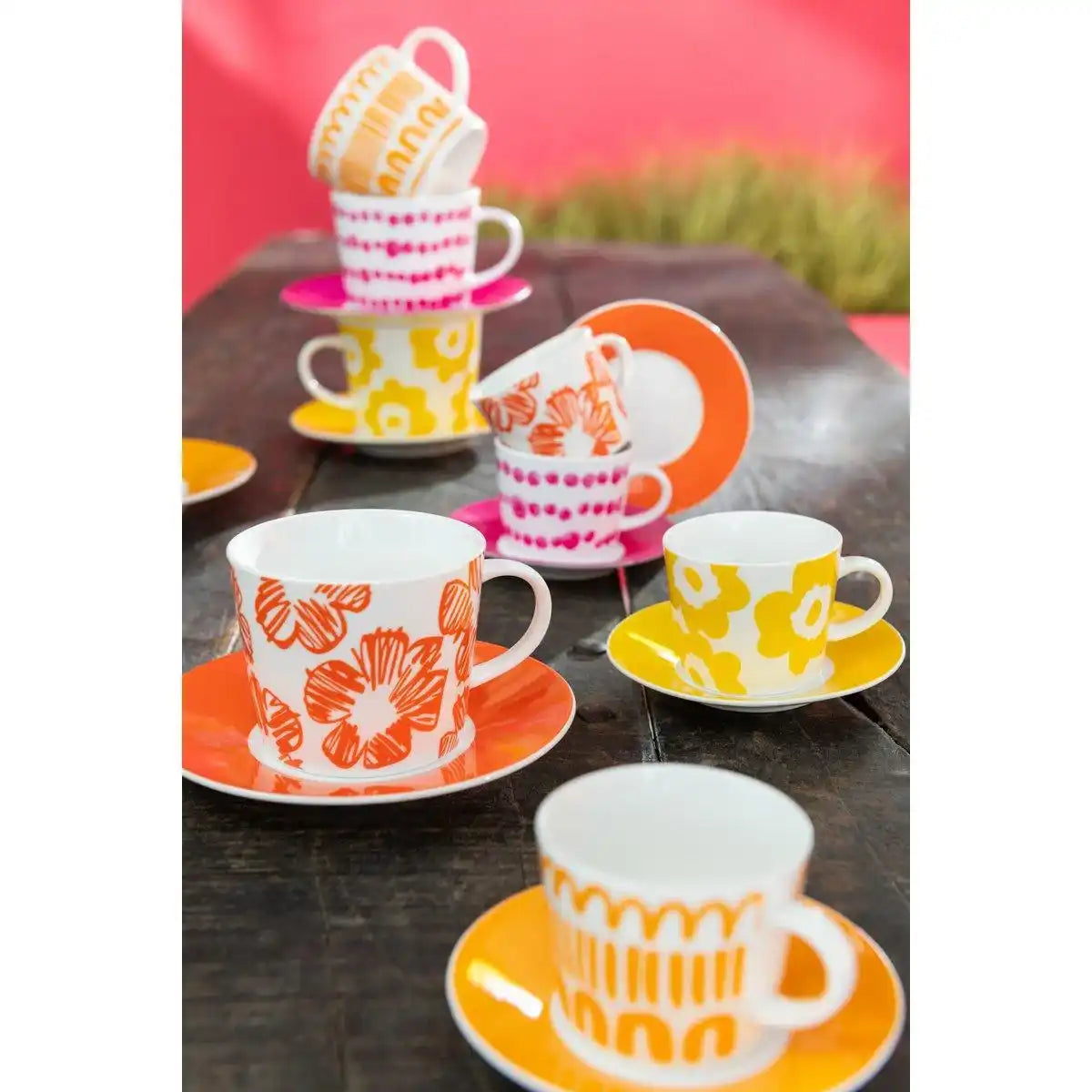 J-Line Set 4 Beutel + Geschirrbox Keramikmischung klein - HomeDesign Knaus