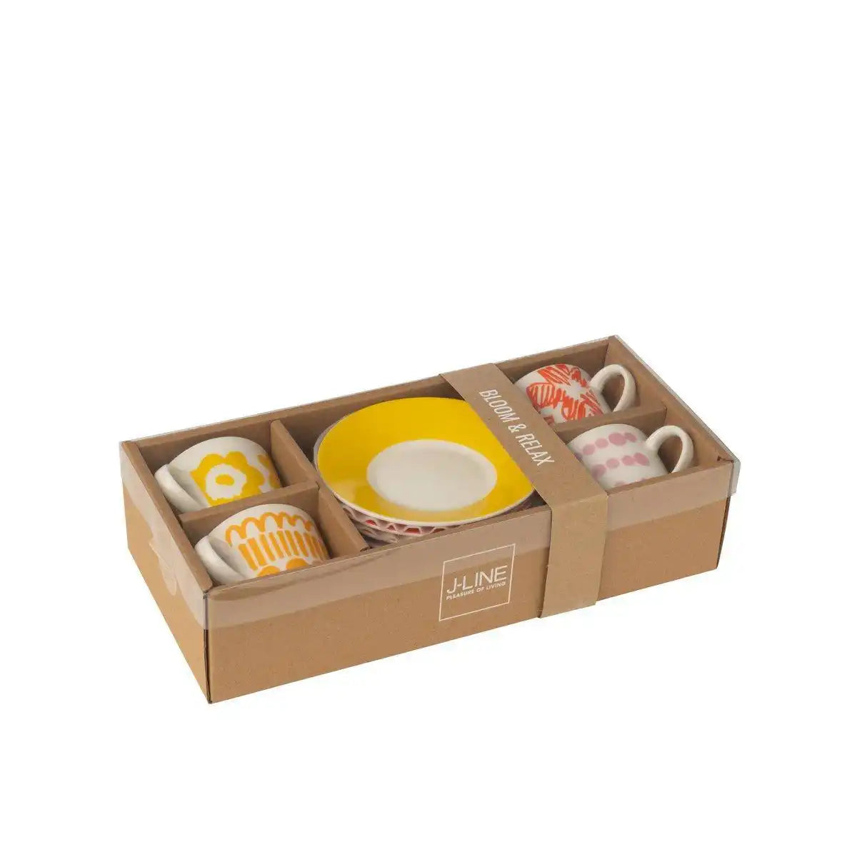 J-Line Set 4 Beutel + Geschirrbox Keramikmischung klein - HomeDesign Knaus