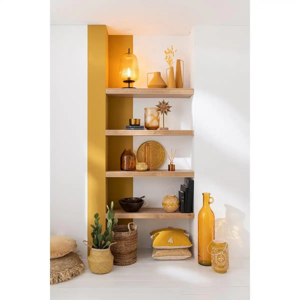 J-Line Set aus drei Körben Lucie Bast Natural - HomeDesign Knaus