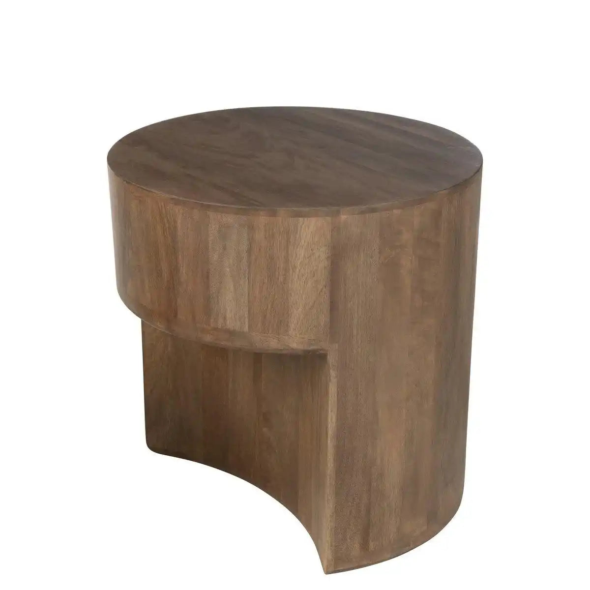 J-Line Set mit 2 Beistelltischen Toge Mangoholz Braun - HomeDesign Knaus