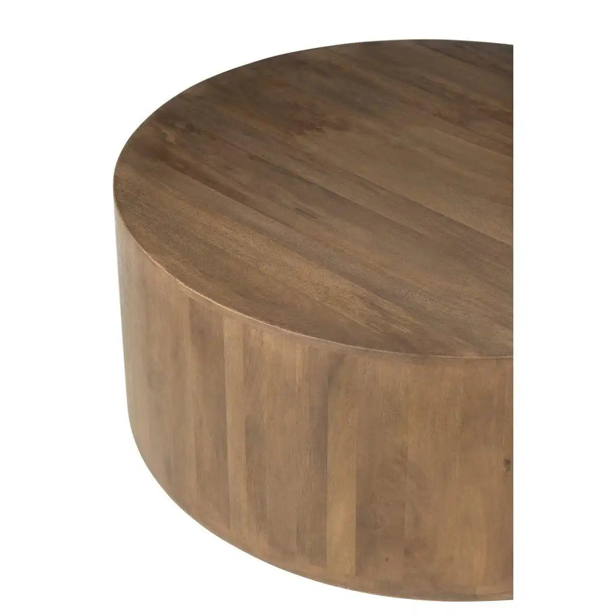 J-Line Set mit 2 Beistelltischen Toge Mangoholz Braun - HomeDesign Knaus