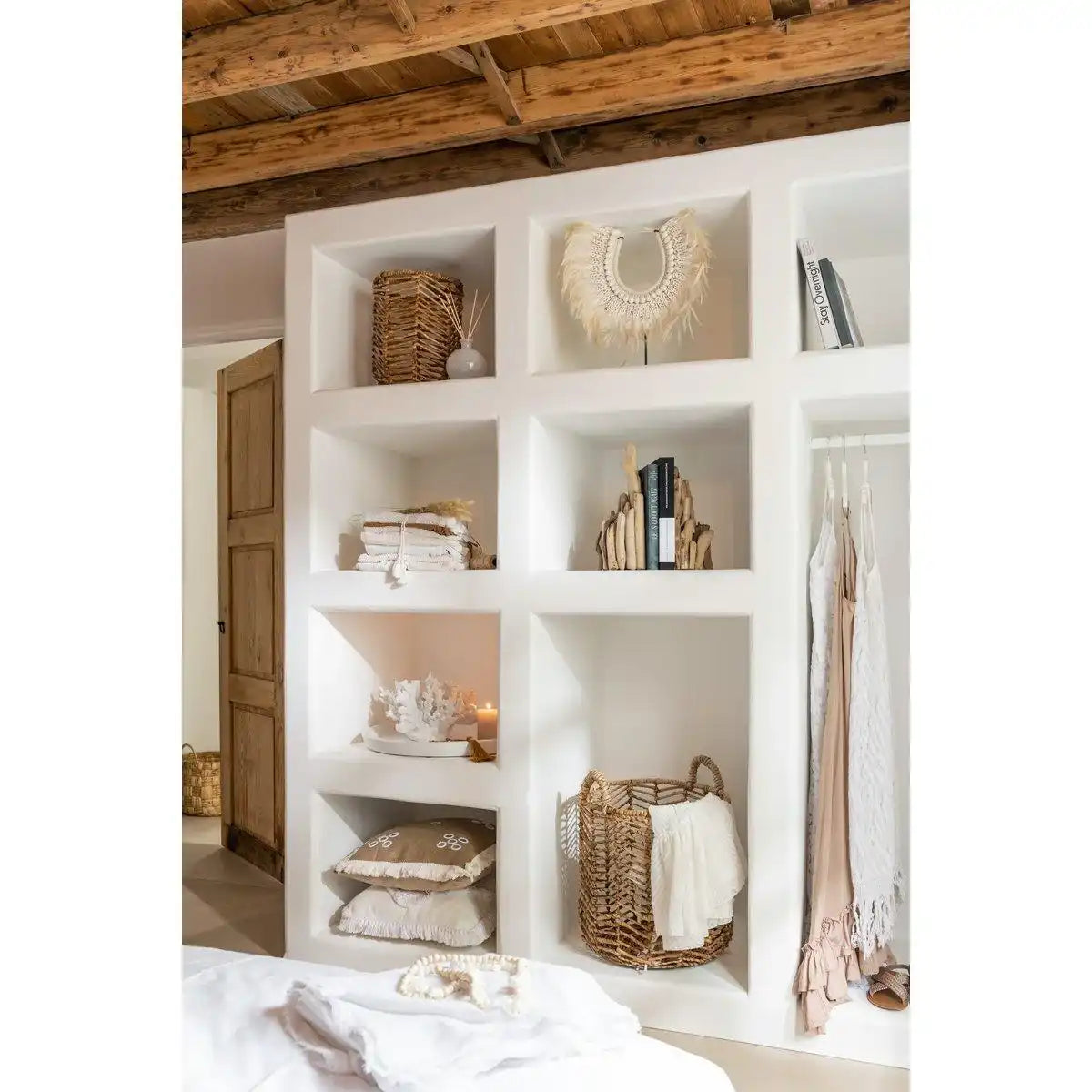 J-Line Set mit 3 Bananenkörben – Holz/Jute – Natur - HomeDesign Knaus
