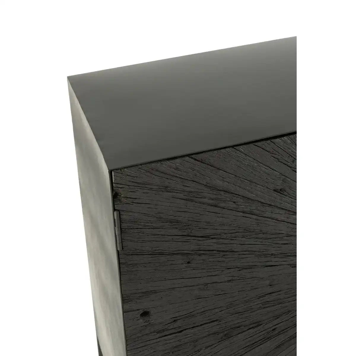 J-Line Sideboard Shanil Holz/Eisen Schwarz - HomeDesign Knaus