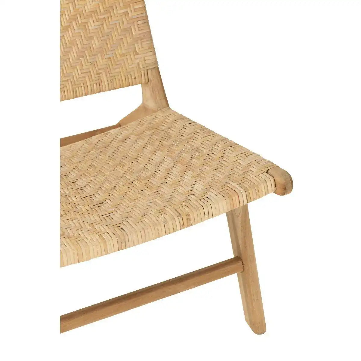 J-Line Sitz aus festem, geflochtenem Rattan, Natur - HomeDesign Knaus