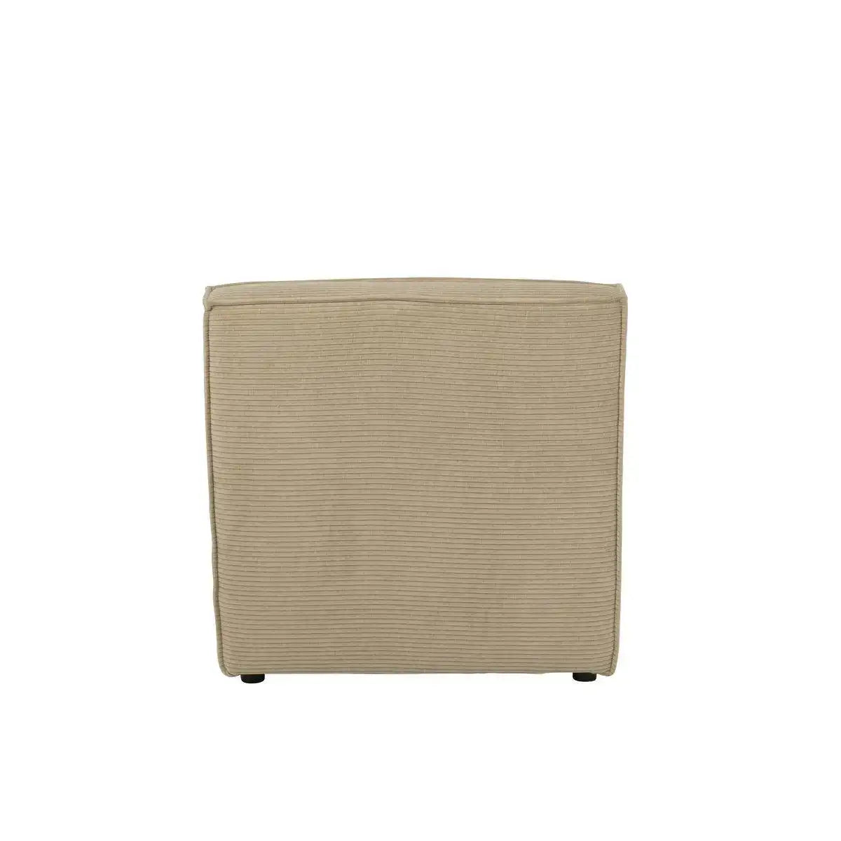 J-Line Sofa Grid Pappelholz/Schaum Dunkelbeige - HomeDesign Knaus