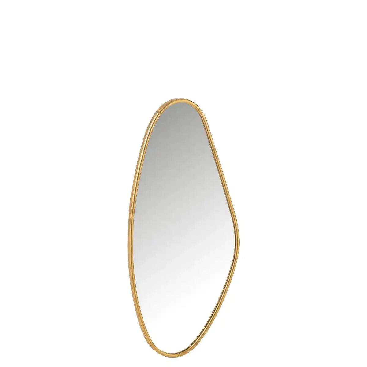 J-Line Spiegel Abstract - Glas - Gold - klein - HomeDesign Knaus