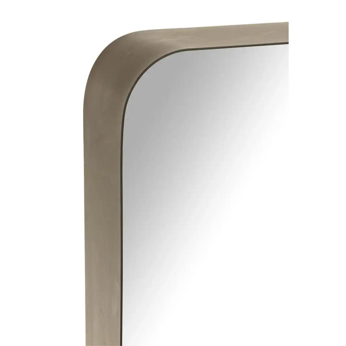 J-Line Spiegel Markus Metall/Glas Dunkelbraun Klein - HomeDesign Knaus
