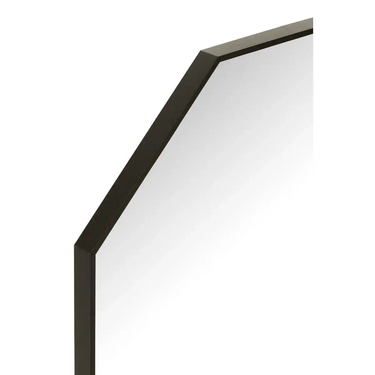 J-Line Spiegel Octagon – Glas/Metall – Schwarz - HomeDesign Knaus