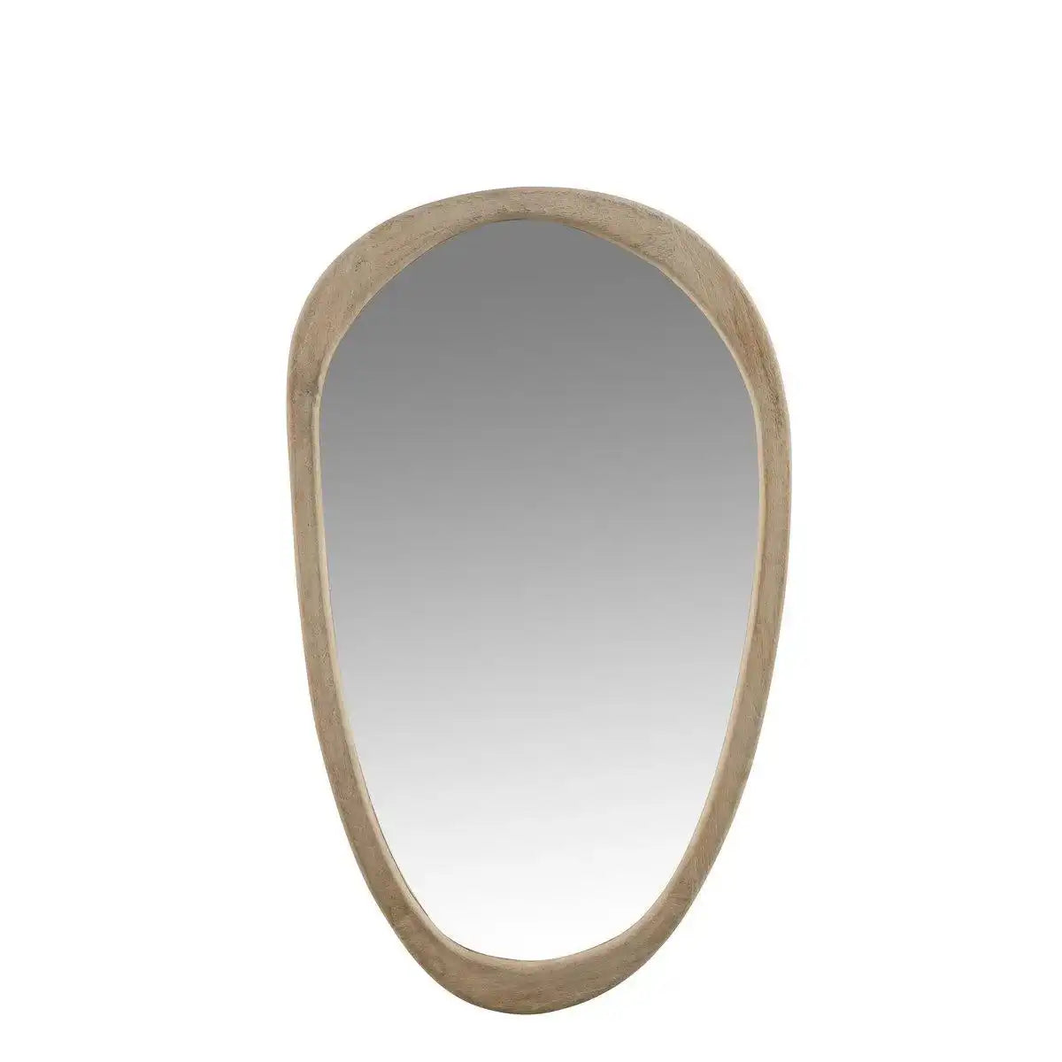 J-Line Spiegel unregelmäßig – Holz – Natur – groß - HomeDesign Knaus