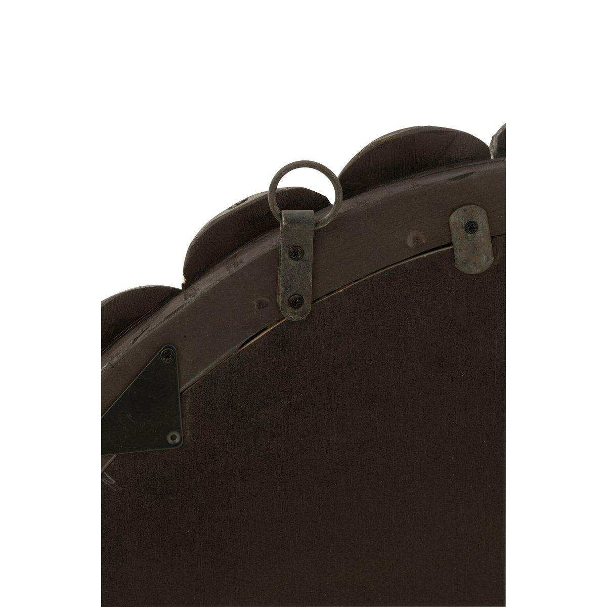 J-Line Spiegelkugeln Holz Schwarz - HomeDesign Knaus